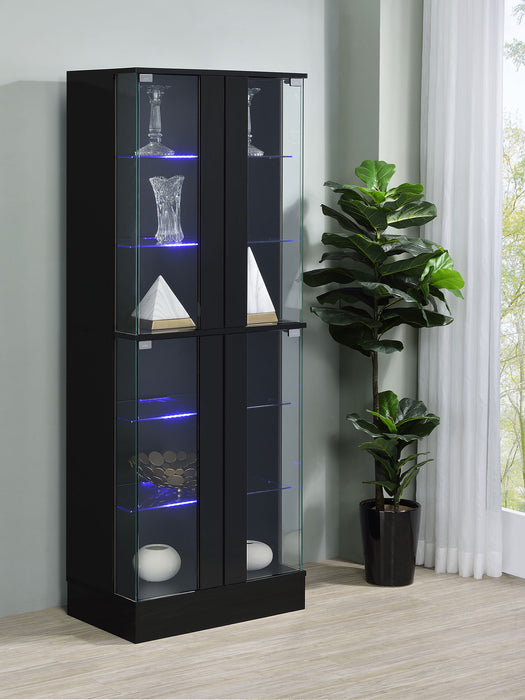 Cabra Curio Cabinet - U&U Home Budget Furniture (Carteret, NJ)