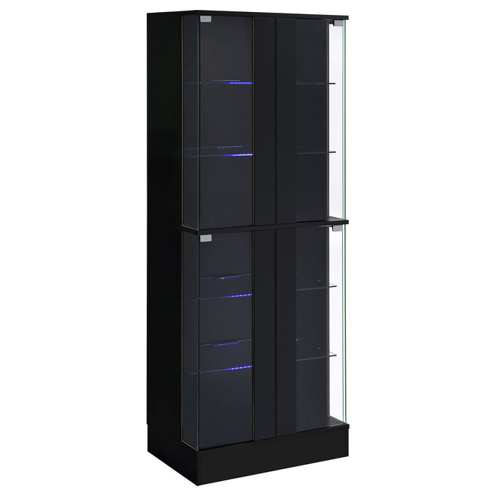 Cabra Curio Cabinet - U&U Home Budget Furniture (Carteret, NJ)