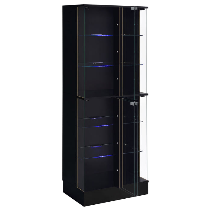Cabra Curio Cabinet - U&U Home Budget Furniture (Carteret, NJ)