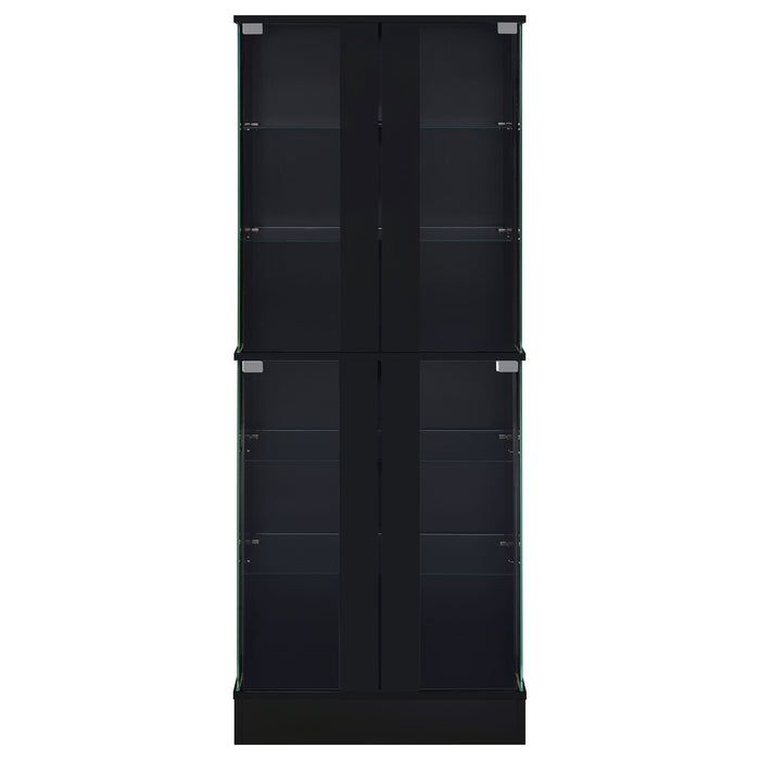 Cabra Curio Cabinet - U&U Home Budget Furniture (Carteret, NJ)
