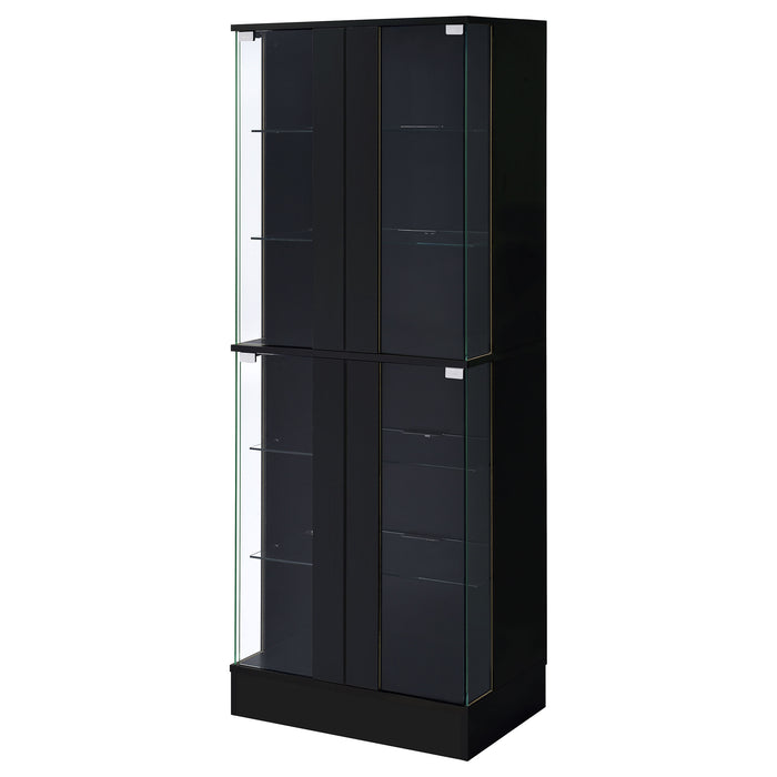 Cabra Curio Cabinet - U&U Home Budget Furniture (Carteret, NJ)