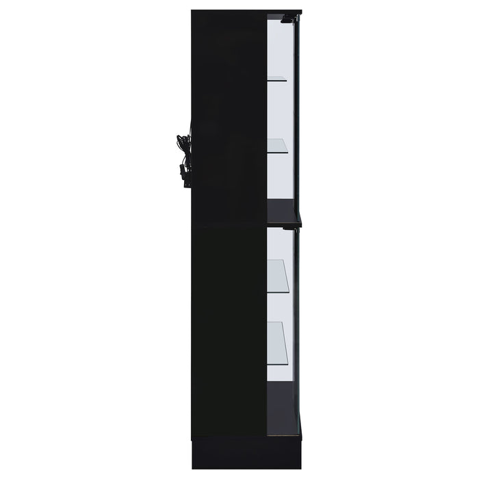 Cabra Curio Cabinet - U&U Home Budget Furniture (Carteret, NJ)