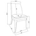 Carissa Side Chair - U&U Home Budget Furniture (Carteret, NJ)