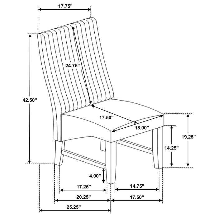 Barrand Side Chair - U&U Home Budget Furniture (Carteret, NJ)