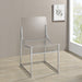 Adino Acrylic Dining Side Chair Clear and Chrome - U&U Home Budget Furniture (Carteret, NJ)
