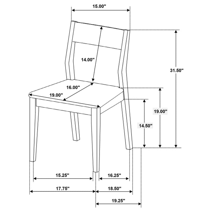 Almonte Side Chair - U&U Home Budget Furniture (Carteret, NJ)