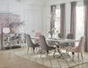 Antoine Upholstered Demi Arm Dining Side Chairs (Set of 2) - U&U Home Budget Furniture (Carteret, NJ)