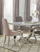 Antoine Upholstered Demi Arm Dining Side Chairs (Set of 2) - U&U Home Budget Furniture (Carteret, NJ)