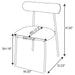 Anzio Side Chair - U&U Home Budget Furniture (Carteret, NJ)