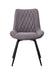 Diggs Upholstered Tufted Swivel Dining Chairs Grey and Gunmetal (Set of 2) - U&U Home Budget Furniture (Carteret, NJ)
