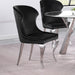 Cheyanne Upholstered Wingback Side Chair with Nailhead Trim (Set of 2) - U&U Home Budget Furniture (Carteret, NJ)