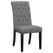 Alana Upholstered Tufted Side Chairs with Nailhead Trim (Set of 2) - U&U Home Budget Furniture (Carteret, NJ)