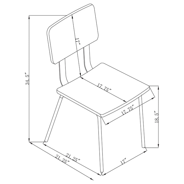 Calla Side Chair - U&U Home Budget Furniture (Carteret, NJ)
