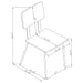 Calla Side Chair - U&U Home Budget Furniture (Carteret, NJ)