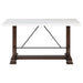 Aldrich 5 Pc Counter Height Dining Set - U&U Home Budget Furniture (Carteret, NJ)