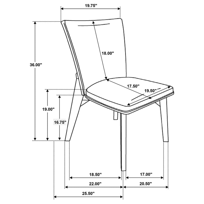 Biloxi 5 Pc Dining Set - U&U Home Budget Furniture (Carteret, NJ)