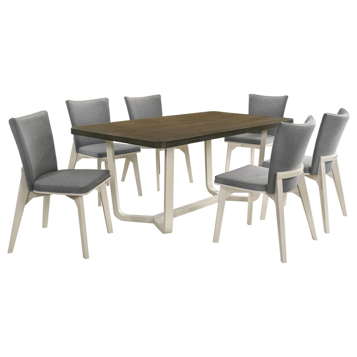 Biloxi 7 Pc Dining Set - U&U Home Budget Furniture (Carteret, NJ)