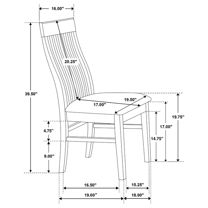 Briarwood 7 Pc Dining Set - U&U Home Budget Furniture (Carteret, NJ)
