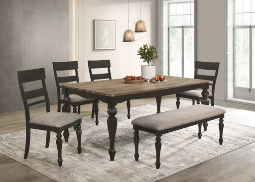 Bridget 6 Pc Dining Set - U&U Home Budget Furniture (Carteret, NJ)