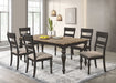 Bridget 7 Pc Dining Set - U&U Home Budget Furniture (Carteret, NJ)