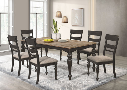 Bridget 7 Pc Dining Set - U&U Home Budget Furniture (Carteret, NJ)
