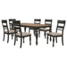 Bridget 7 Pc Dining Set - U&U Home Budget Furniture (Carteret, NJ)