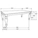 Bridget 7 Pc Dining Set - U&U Home Budget Furniture (Carteret, NJ)