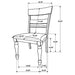 Bridget 7 Pc Dining Set - U&U Home Budget Furniture (Carteret, NJ)