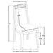 Brookmead 7 Pc Dining Set - U&U Home Budget Furniture (Carteret, NJ)