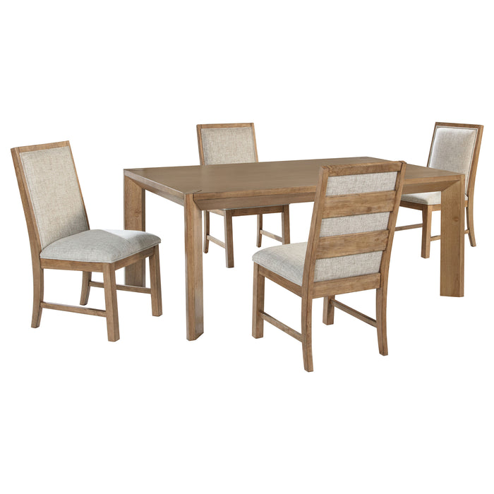 Bruner 5 Pc Dining Set - U&U Home Budget Furniture (Carteret, NJ)