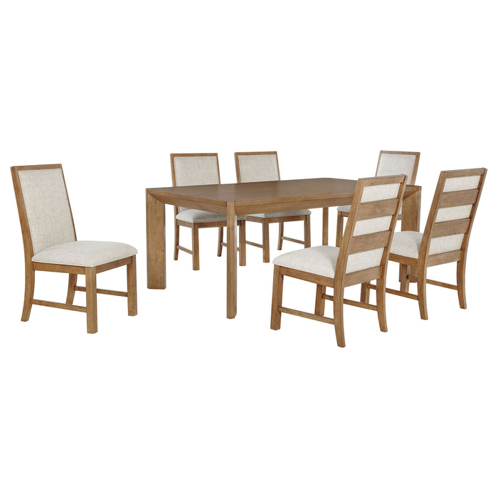 Bruner 7 Pc Dining Set - U&U Home Budget Furniture (Carteret, NJ)