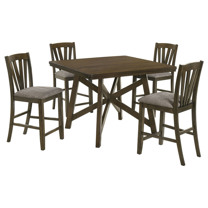 Canfield 5 Pc Counter Height Dining Set - U&U Home Budget Furniture (Carteret, NJ)