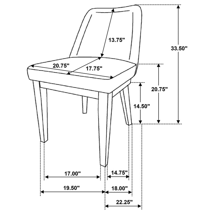 Castlewood 5 Pc Dining Set - U&U Home Budget Furniture (Carteret, NJ)