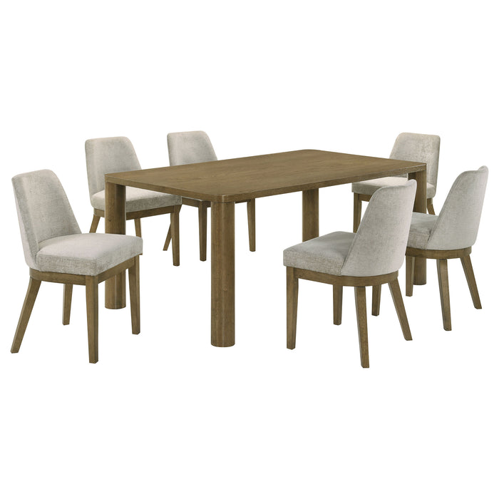 Castlewood 7 Pc Dining Set - U&U Home Budget Furniture (Carteret, NJ)