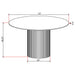 Acadia Dining Table - U&U Home Budget Furniture (Carteret, NJ)