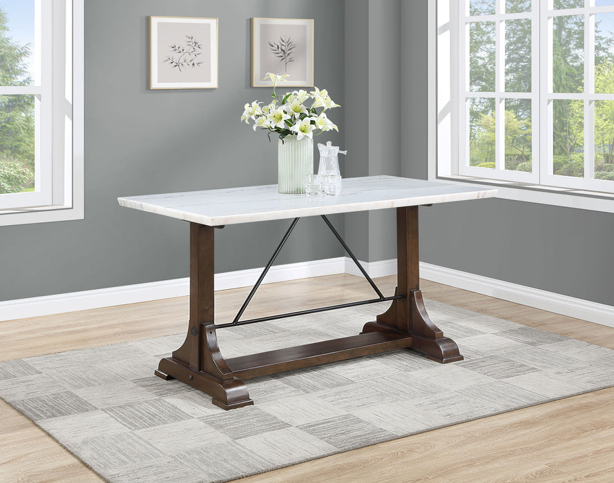 Aldrich Counter Height Dining Table - U&U Home Budget Furniture (Carteret, NJ)