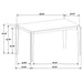 Almonte Dining Table - U&U Home Budget Furniture (Carteret, NJ)
