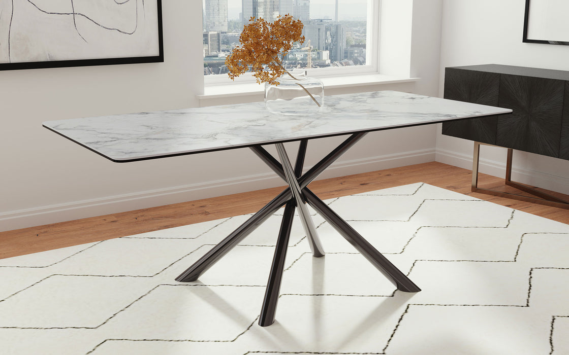 Carvell Dining Table - U&U Home Budget Furniture (Carteret, NJ)