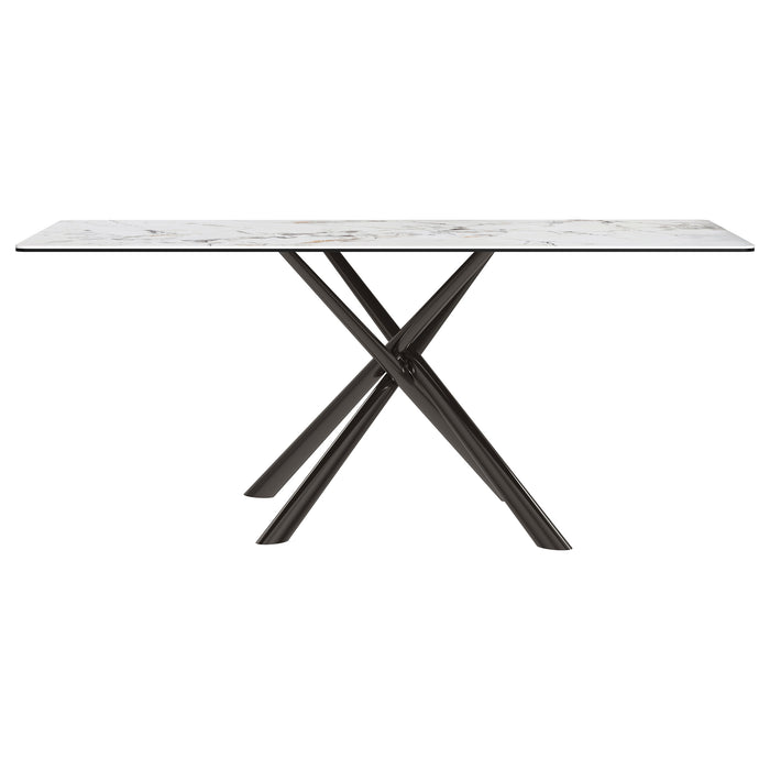 Carvell Dining Table - U&U Home Budget Furniture (Carteret, NJ)