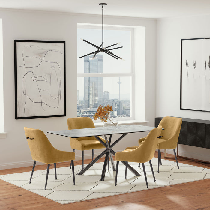Carvell Dining Table - U&U Home Budget Furniture (Carteret, NJ)