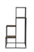 Rito 4-tier Display Shelf Rustic Brown and Black - U&U Home Budget Furniture (Carteret, NJ)
