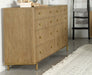Arini 8-drawer Dresser Sand Wash - U&U Home Budget Furniture (Carteret, NJ)