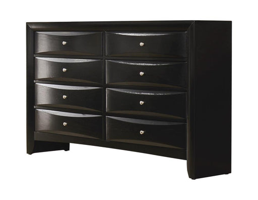 Briana Rectangular 8-drawer Dresser Black - U&U Home Budget Furniture (Carteret, NJ)