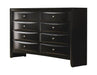 Briana Rectangular 8-drawer Dresser Black - U&U Home Budget Furniture (Carteret, NJ)