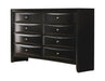 Briana Rectangular 8-drawer Dresser Black - U&U Home Budget Furniture (Carteret, NJ)