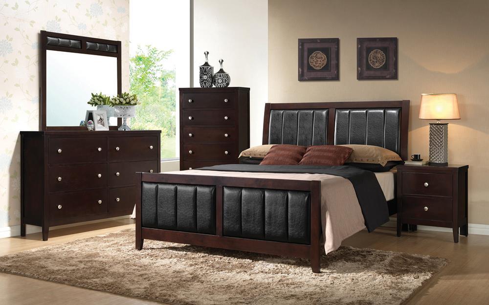 Carlton 6-drawer Rectangular Dresser Cappuccino - U&U Home Budget Furniture (Carteret, NJ)