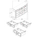 Celina Dresser - U&U Home Budget Furniture (Carteret, NJ)