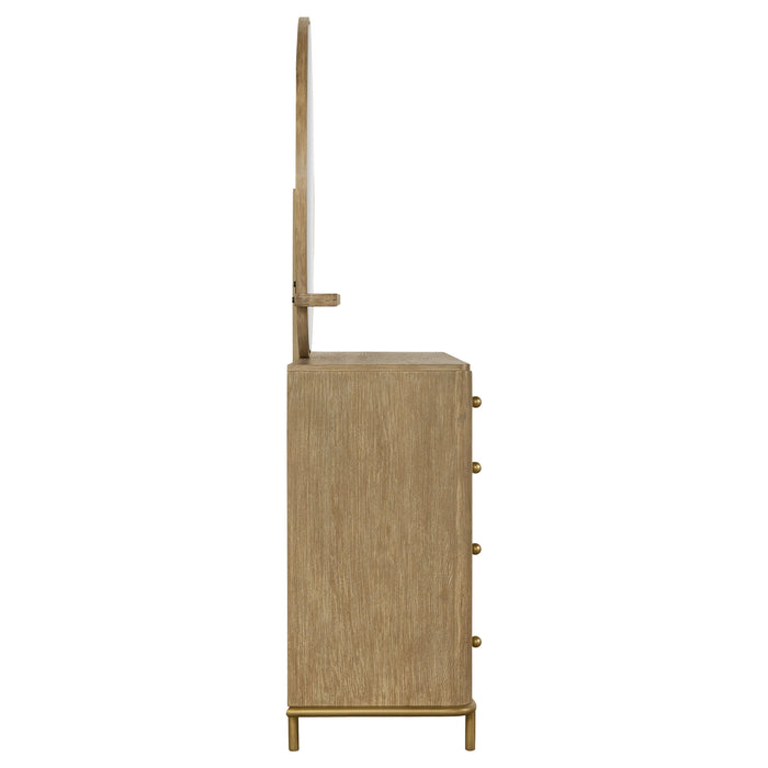 Arini Dresser With Mirror - U&U Home Budget Furniture (Carteret, NJ)