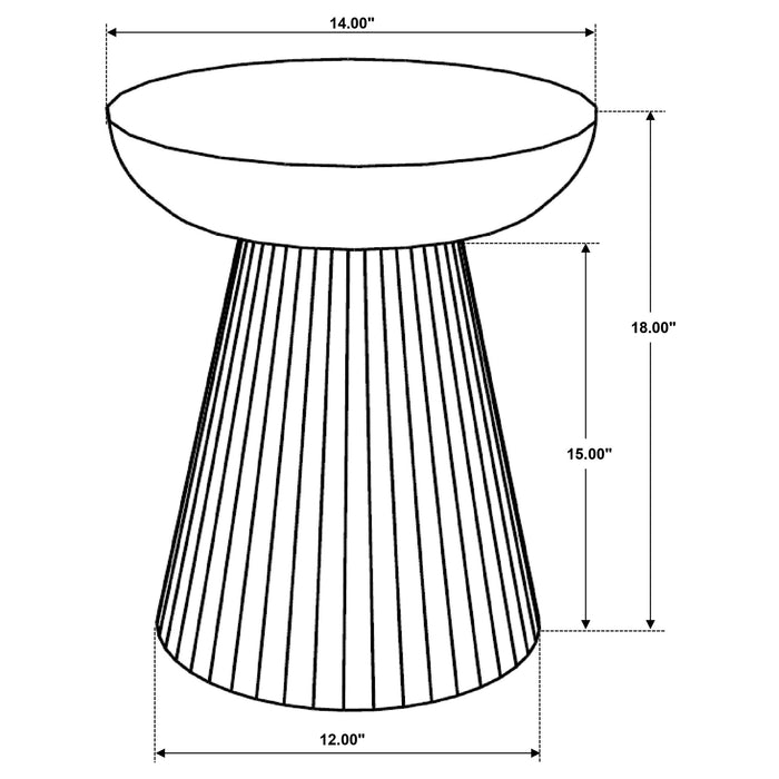 Aureo End & Side Table - U&U Home Budget Furniture (Carteret, NJ)