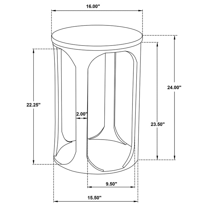 Berkeley End & Side Table - U&U Home Budget Furniture (Carteret, NJ)